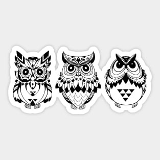 Owl - Decorative Owls Sticker